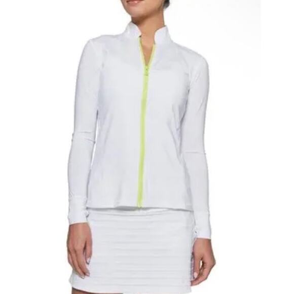 (S) NWT $165 L'Etoile Sport White Performance Jacket - Picture 3 of 6